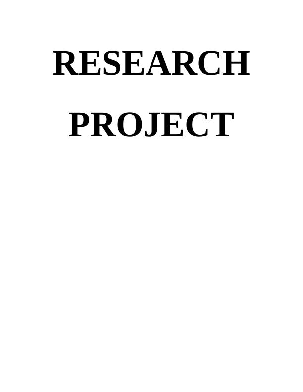 Research Project Assignment - Impact of Digital Technology on Retail Sector_1
