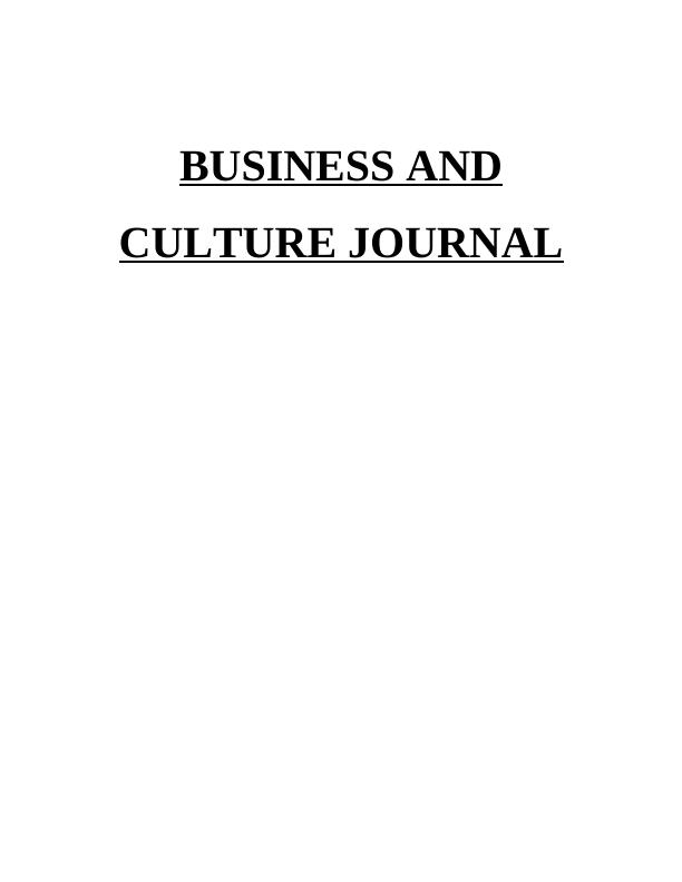 Business and Culture Journel_1