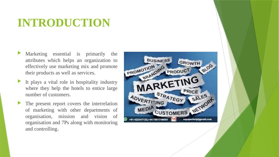Interrelation of Marketing with Other Departments in Hospitality Industry_3