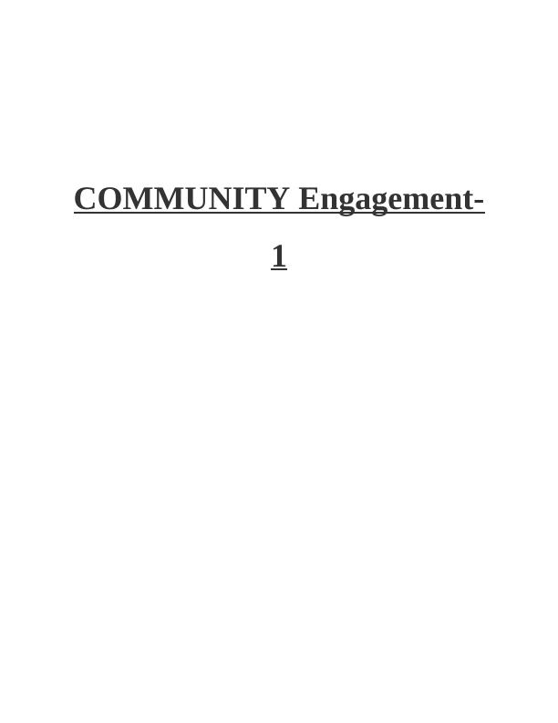 Assignment : Community Engagement_1