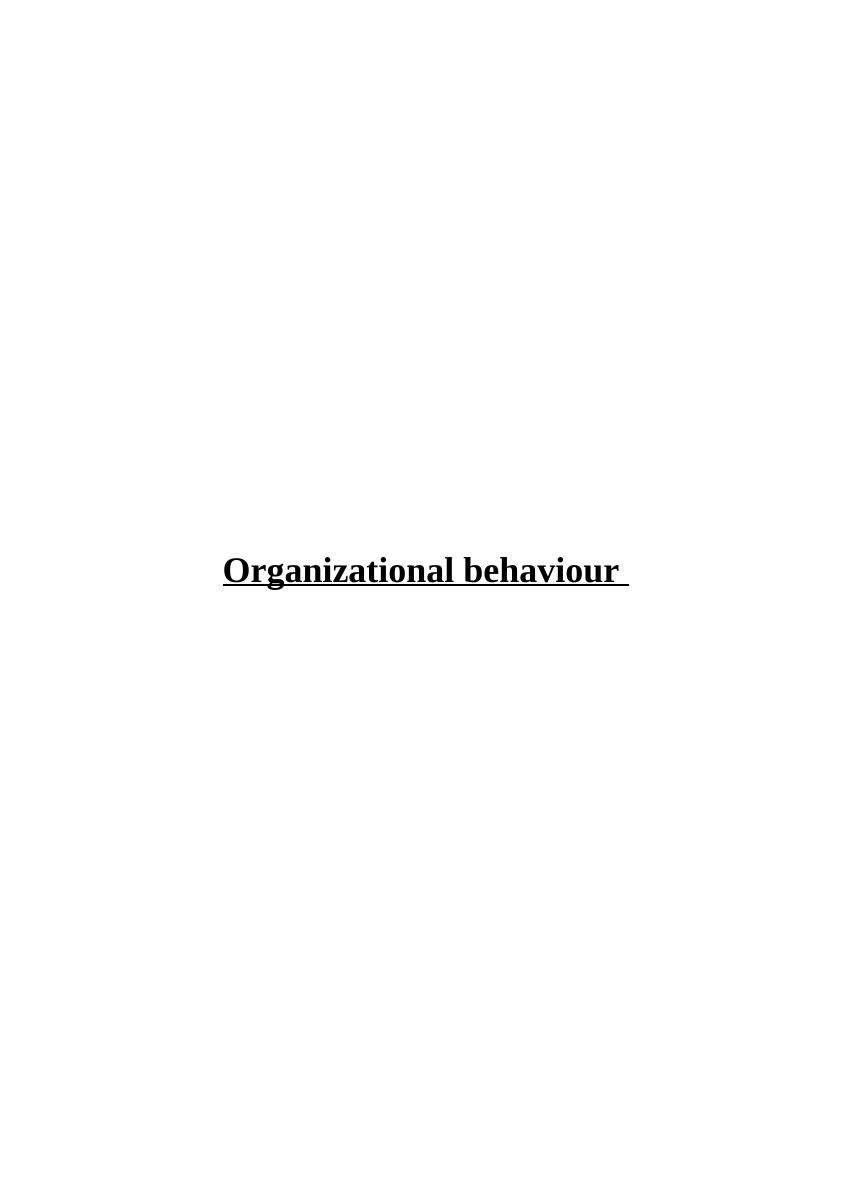 Organizational Behaviour of 1Spatial_1