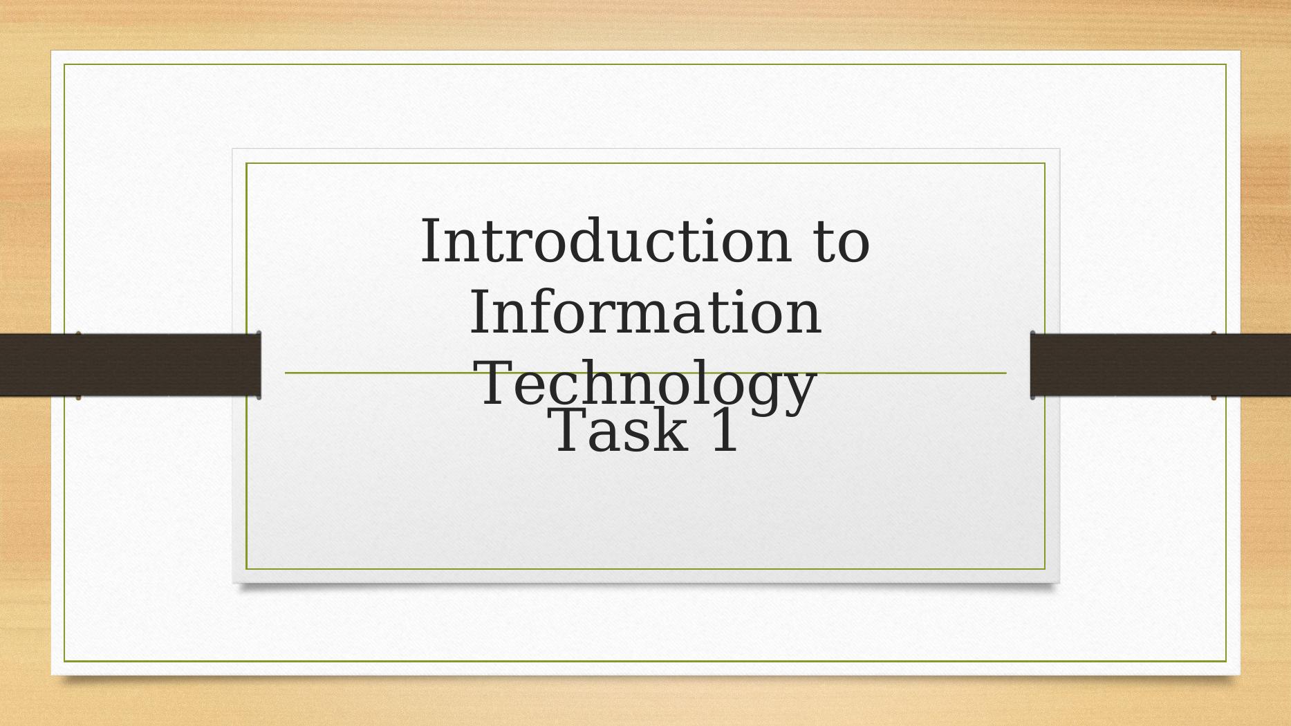 thesis introduction information technology