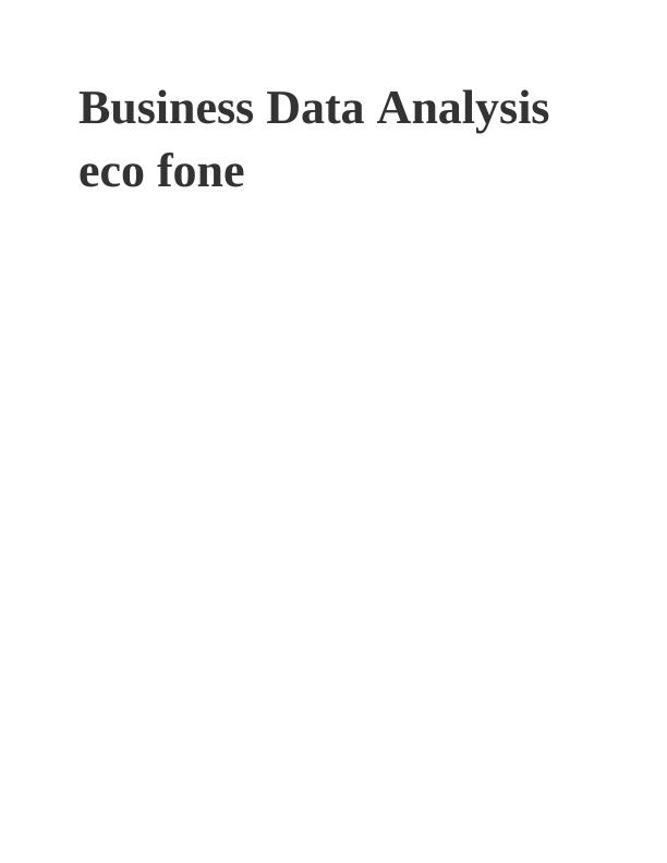 Business Data Analysis_1