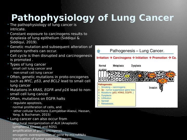 Lung Cancer: Pathophysiology, Treatment with Cisplatin, and Adverse Effects_3
