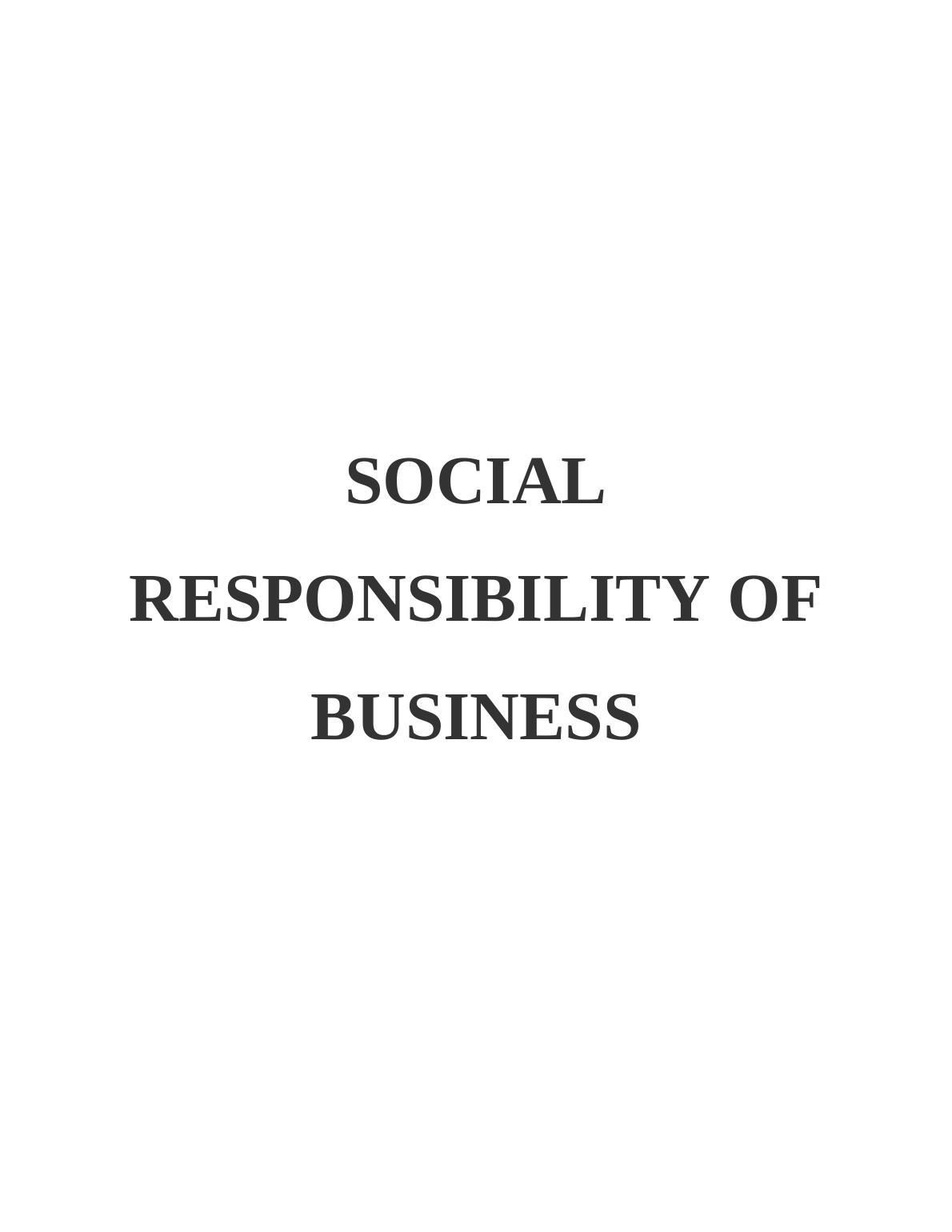 PDF  Social Responsibility Of Business_1