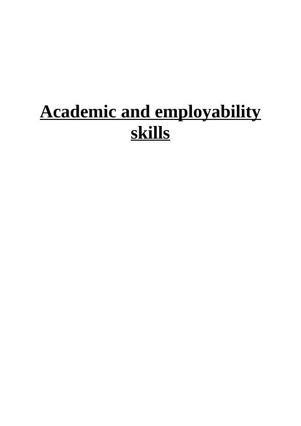 Employability Skills: Improving And Acquiring Skills For Future Job ...