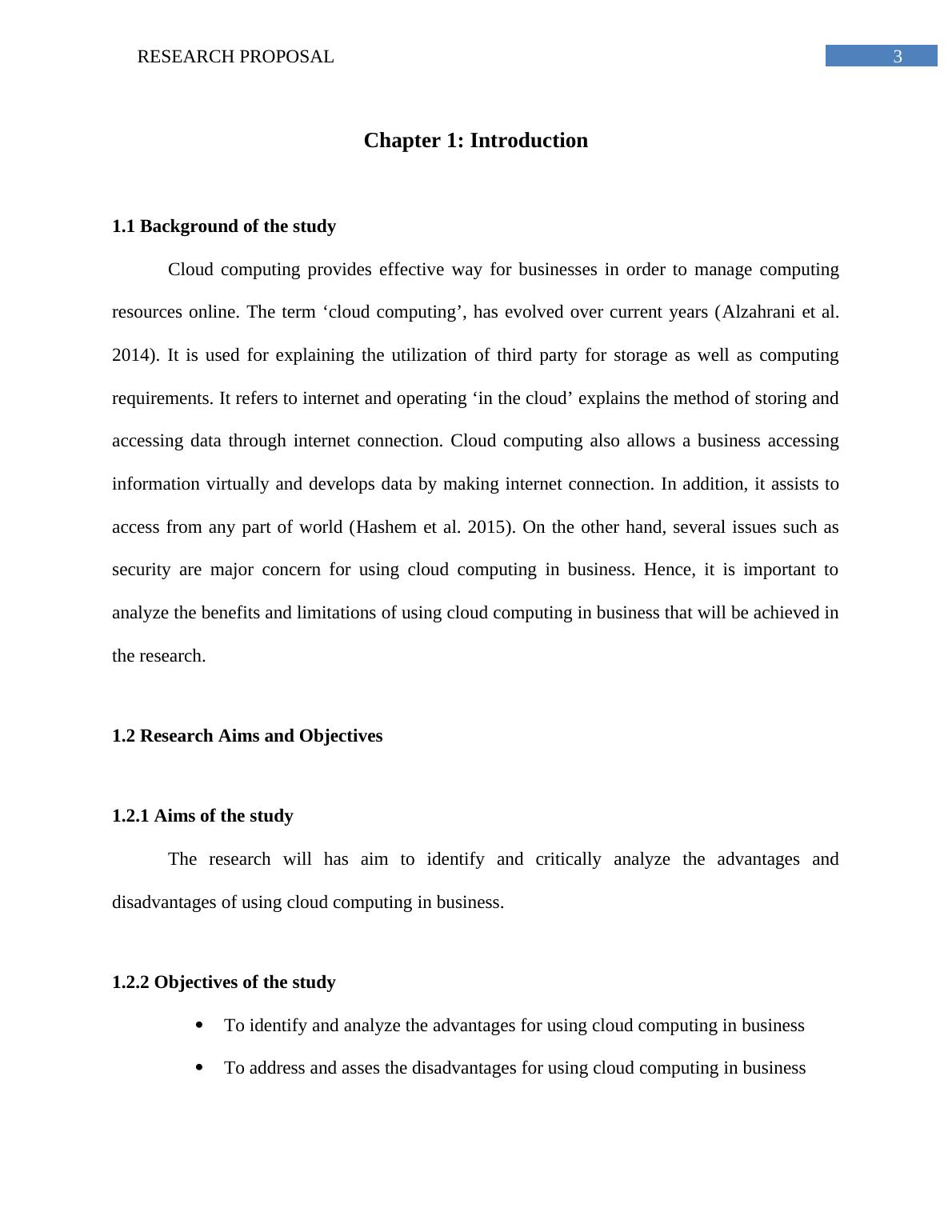 ITN 263 - Research Proposal on Advantages and Disadvantages of Cloud Computing for Businesses_4