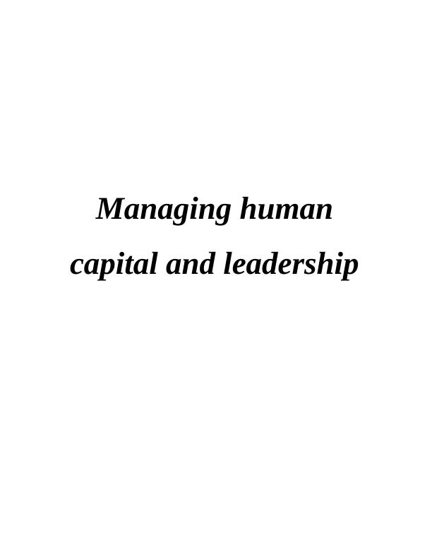 Managing Human Capital and Leadership of Air Malta Airlines_1