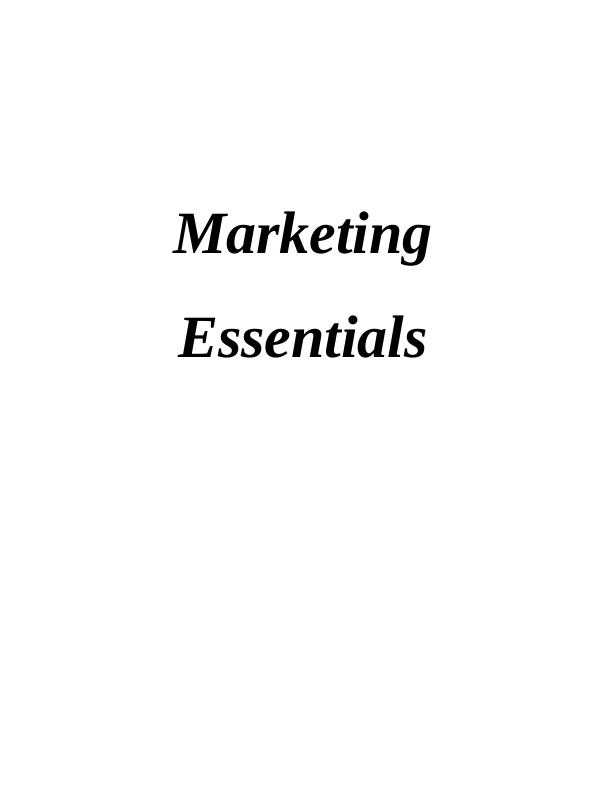 Marketing Essentials of Beauty Giant: Assignment_1