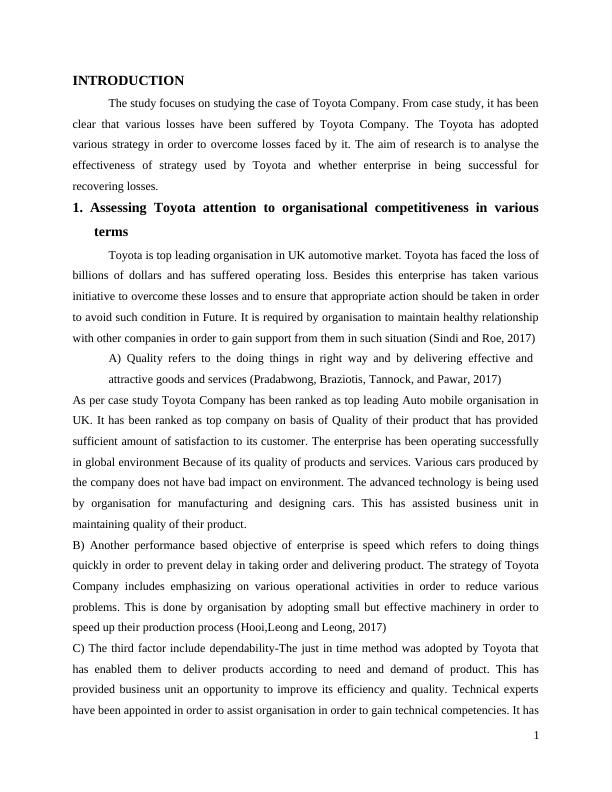 Case Study on Competitiveness : Toyota company_3