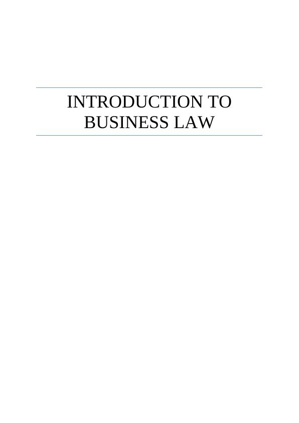 Business Law: Contract Formation, Mistake and Breach_1