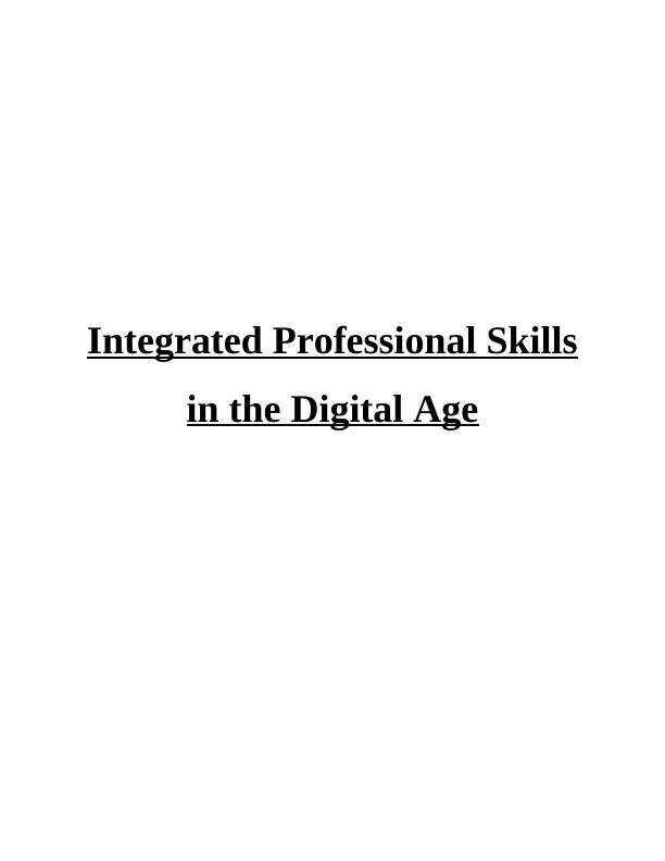 Integrated Professional Skills in the Digital Age_1
