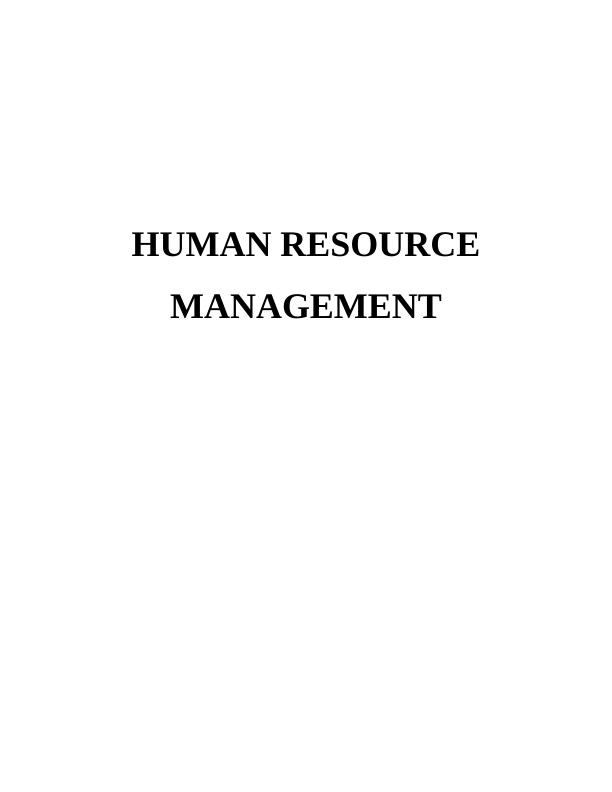 Human Resource Management Practices in HRM Decision Making_1