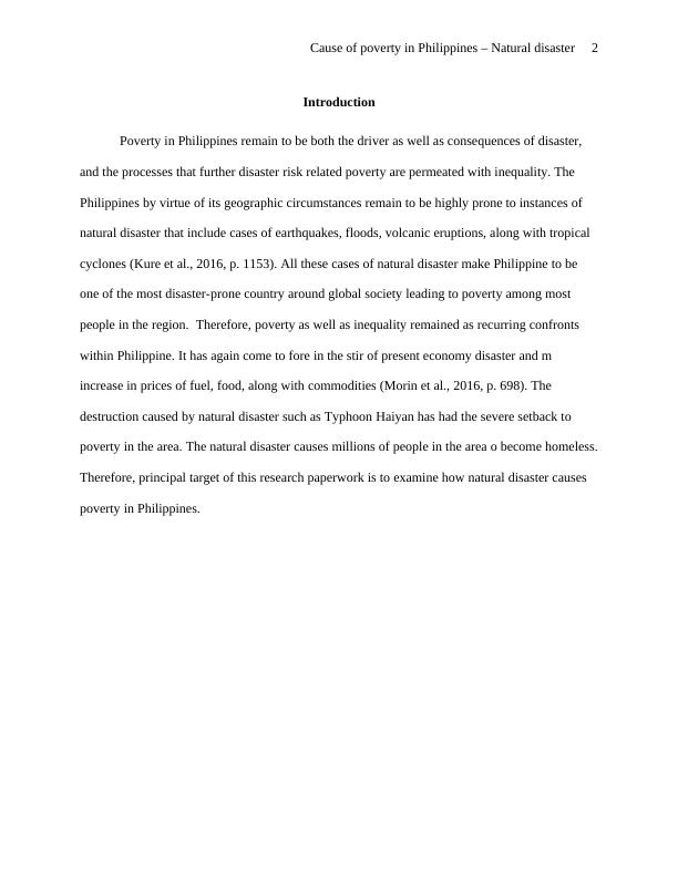 poverty in the philippines essay conclusion