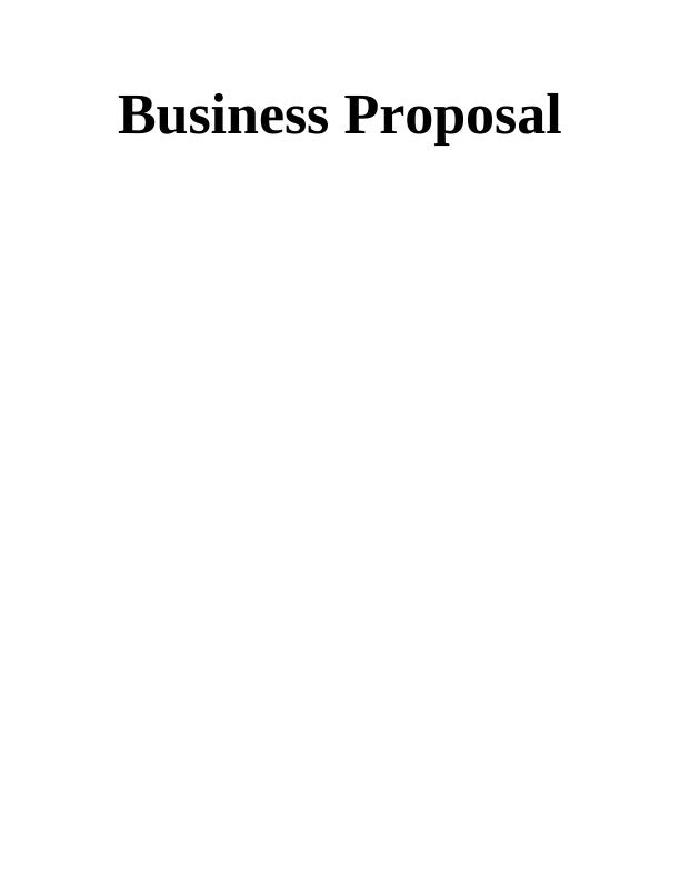 Business Proposal Assignment - Business Expansion_1