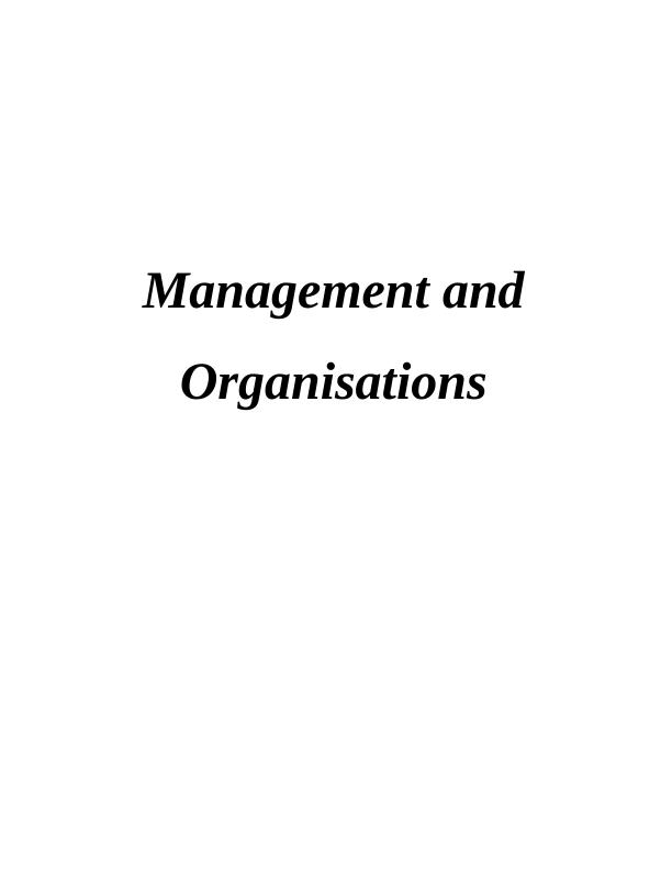 Management and Organisations "PureGym"_1
