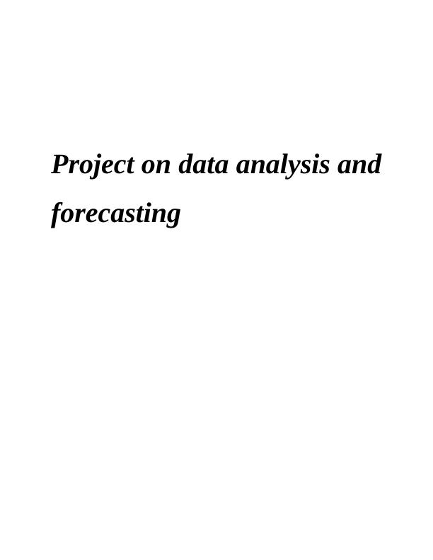 Data Analysis and Forecasting of Humidity in Birmingham_1
