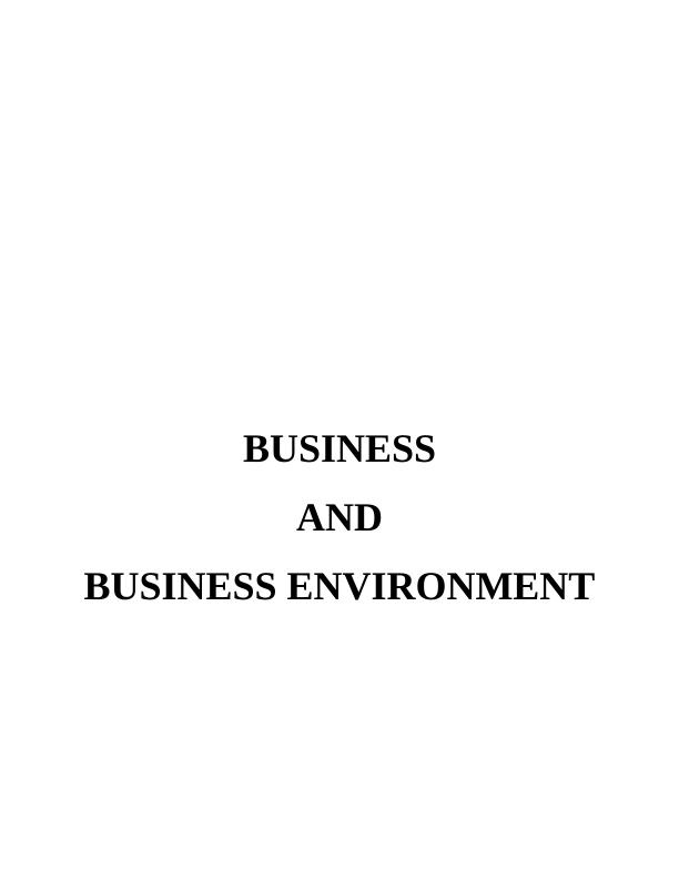 Business and Business Environment Introduction_1