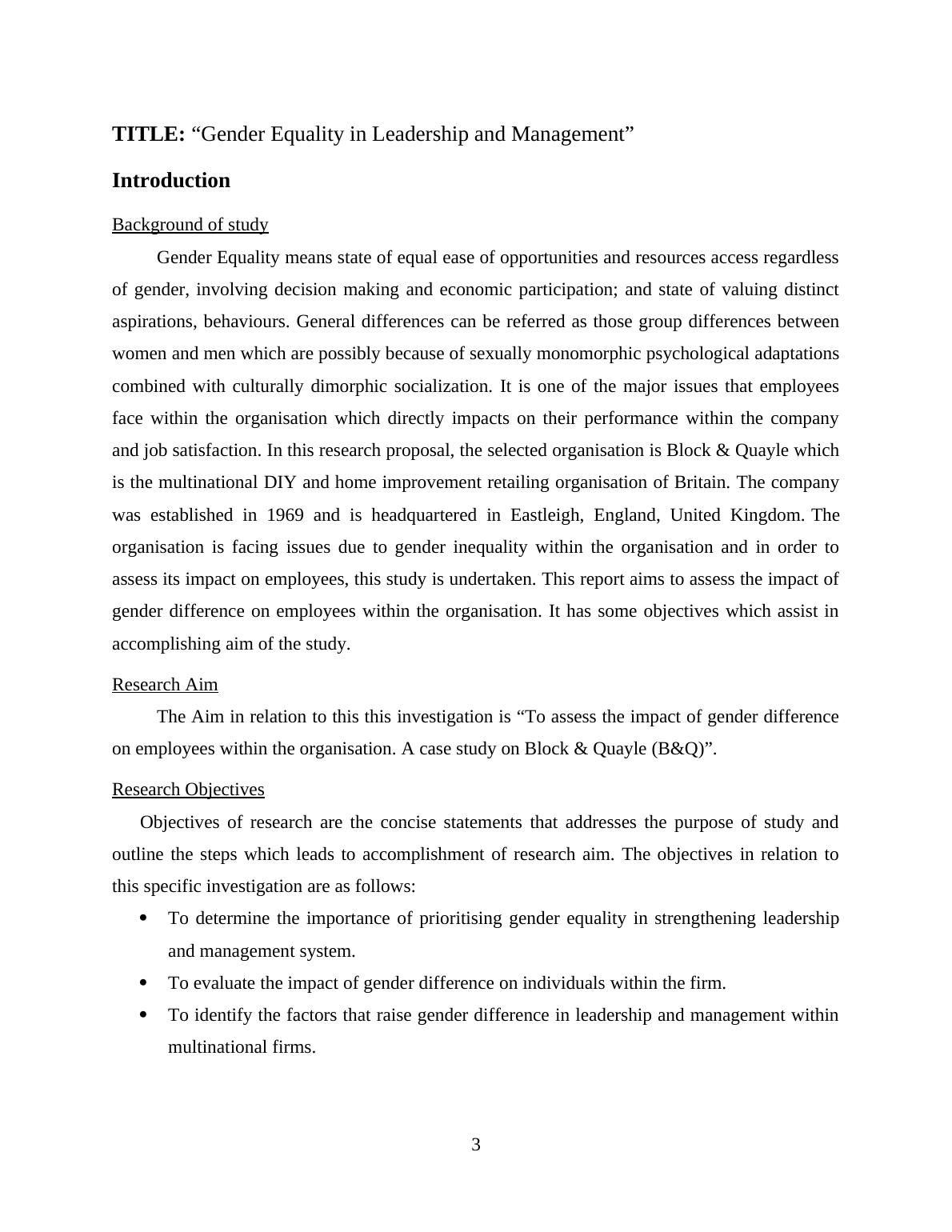 gender equality in leadership and management full thesis