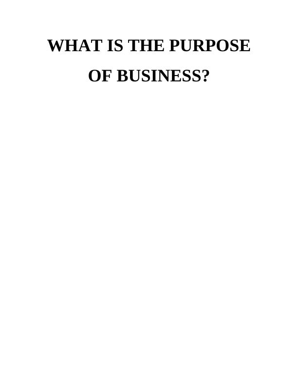 (solved)The Purpose of Business_1