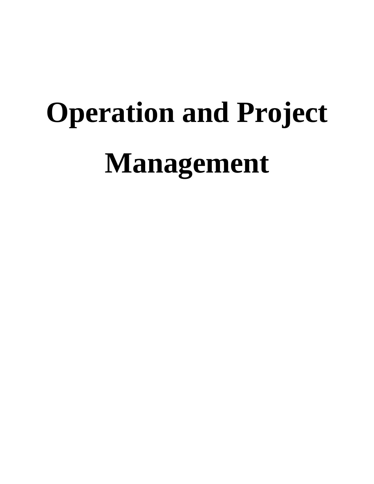 Operational Management Principles in PLC_1