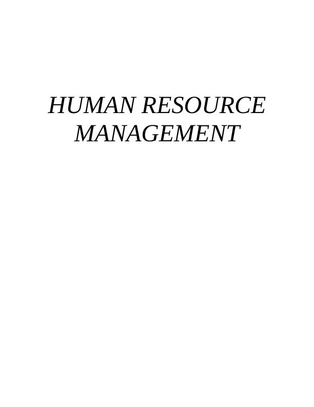 Functions of Human Resource Management in Next PLC_1