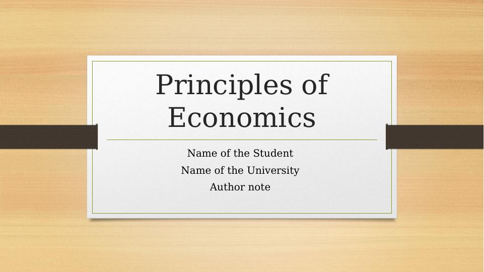 Assignment on Principles of Economics (Doc)_1