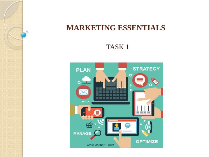 Marketing Essentials - Task 1_1