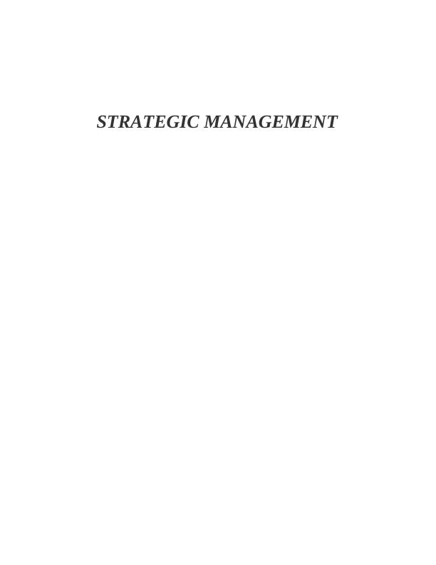 Strategic Management Assignment - Easy jet airline_1