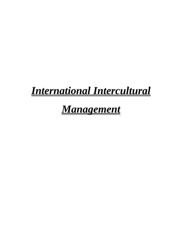 International Intercultural Management - PDF_1