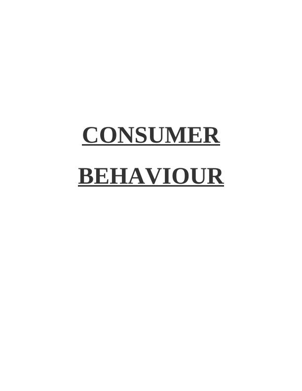 Consumer Behaviour: Evaluation and Implication in Tourism Industry_1