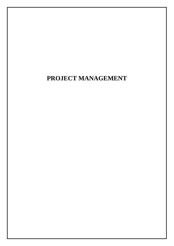 Project Management Assignment: Answers_1