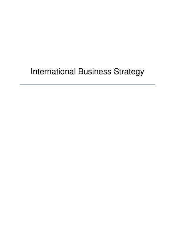 International Business Strategy for McDonald's in Czech Republic_1