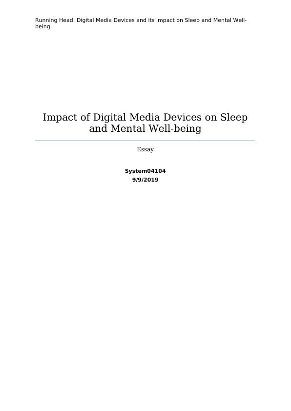 Impact of Digital Media Devices on Sleep and Mental Well-being_1