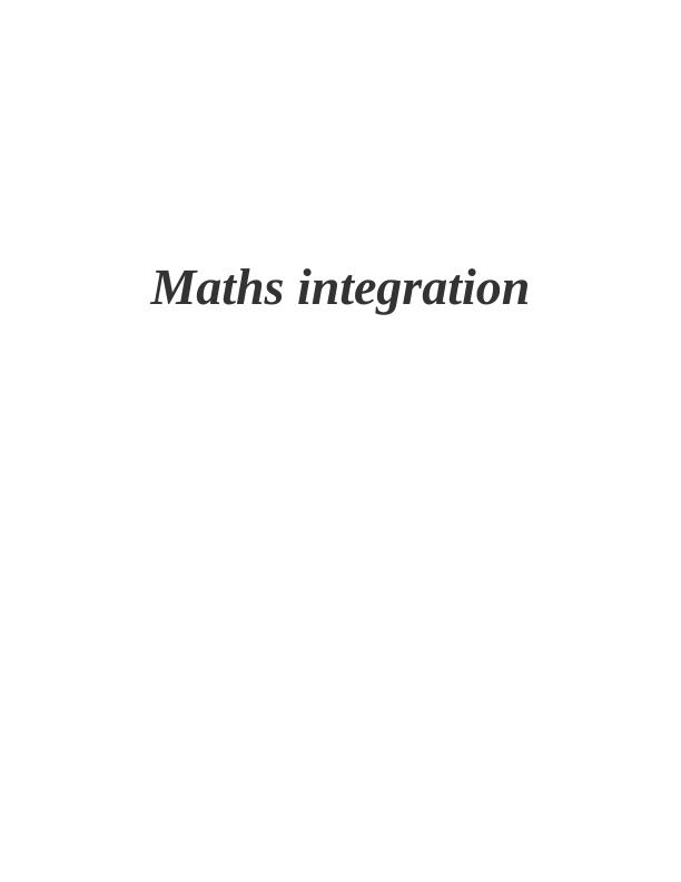 Maths Integration_1
