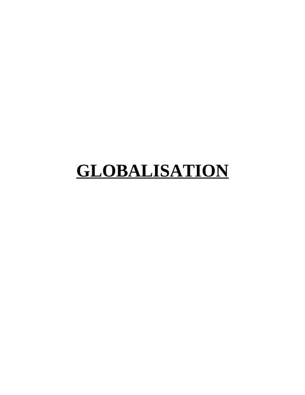 Globalisation: Strategies for Entering Emerging Markets_1
