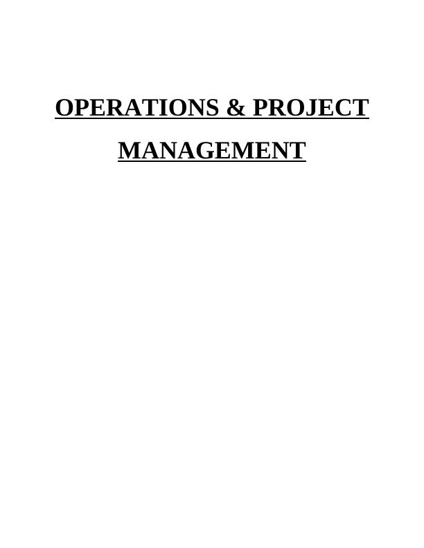 Operations & Project Management_1