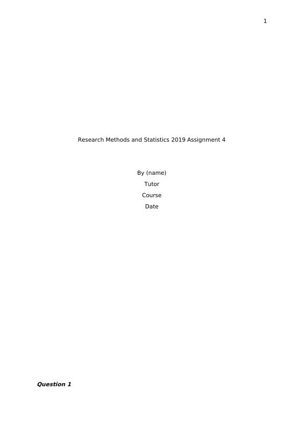 Research Methods and Statistics 2019 Assignment 2022_1