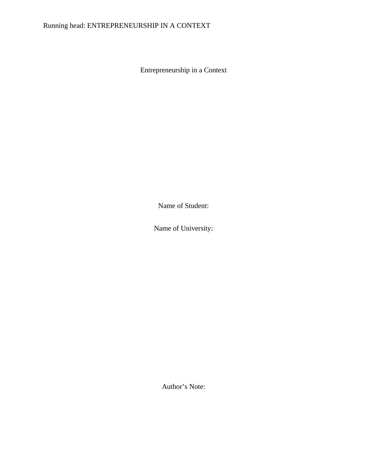 (PDF) Entrepreneursheep and context_1
