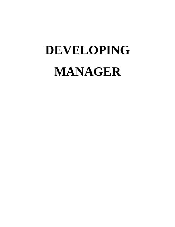 Management Styles and Leadership | Report_1