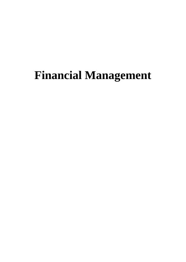 Valuation Methods in Financial Management_1