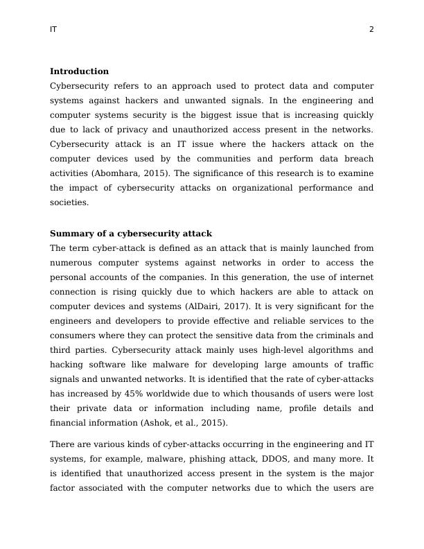Cyber security Attacks | Assessment 1_3