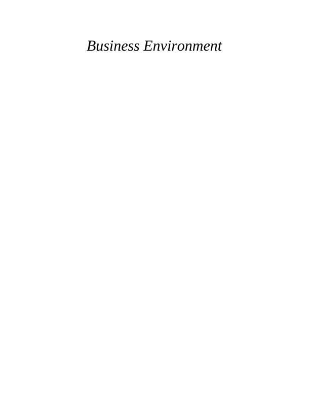 Project on Public, Private and Voluntary Business Environment_1