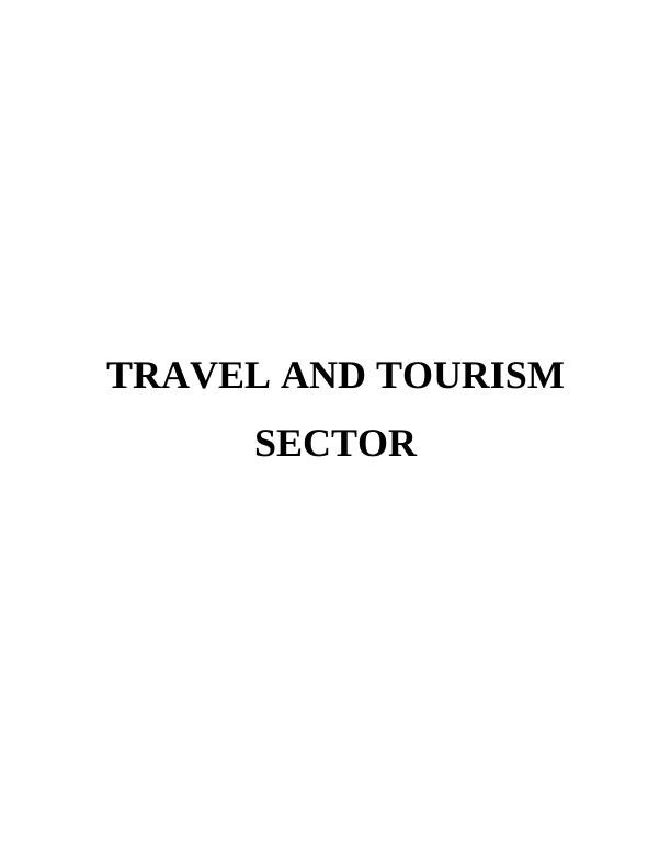 Travel and Tourism Industry - TUI Group_1