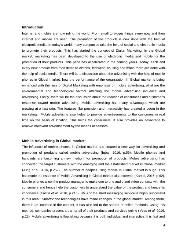Report On Digital Marketing In Global Market - Mobile Advertising_4