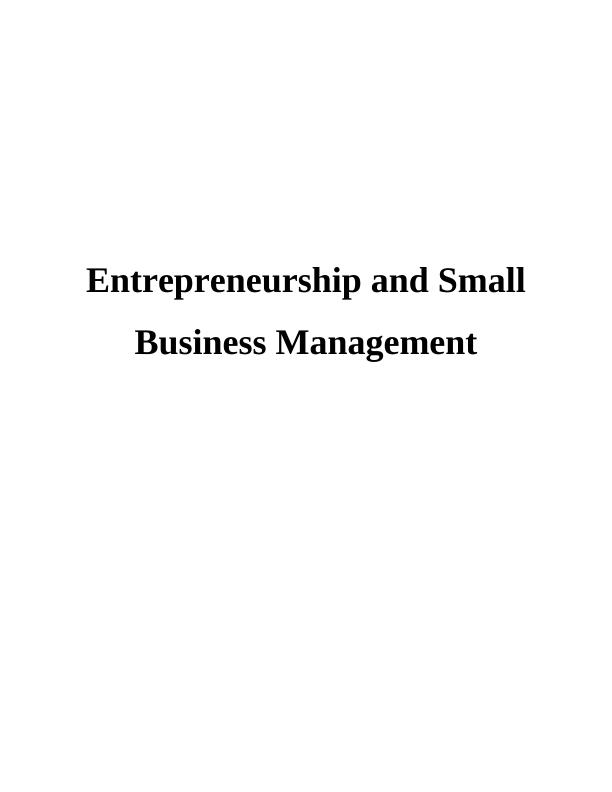 PDF Entrepreneurship and Small Business Management_1
