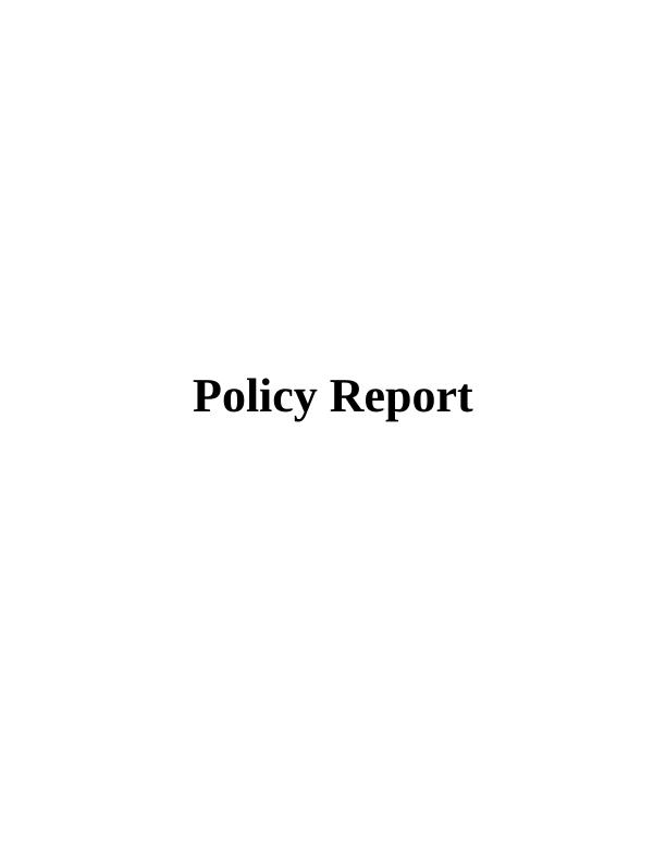 Report on Provisions of Reform Policy_1