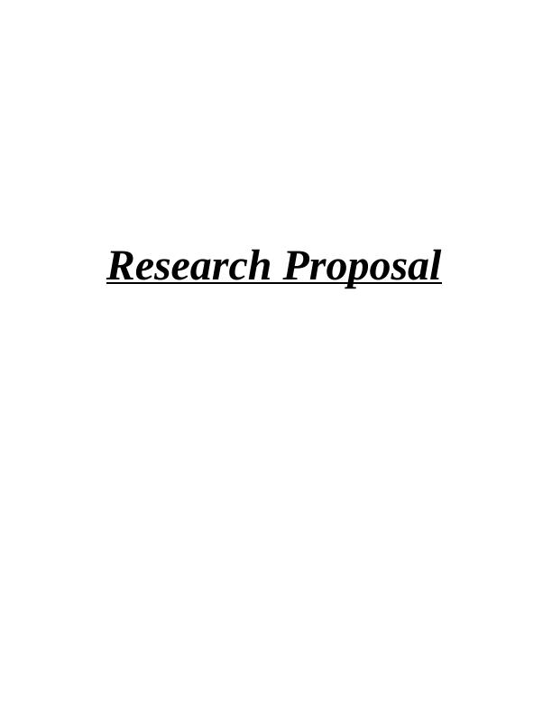 Research Proposal Assignment Globalisation_1