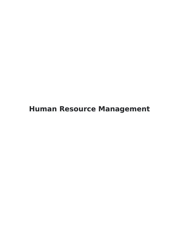 Human Resource Management: Challenges and Practices_1