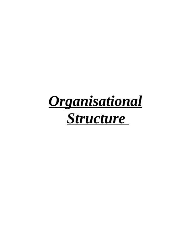Organisational Structure assignment : AA Woods Holdings Limited_1
